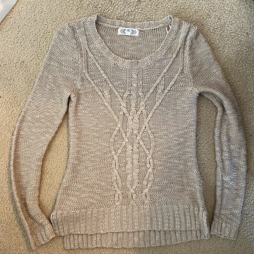 Pink rose sweater